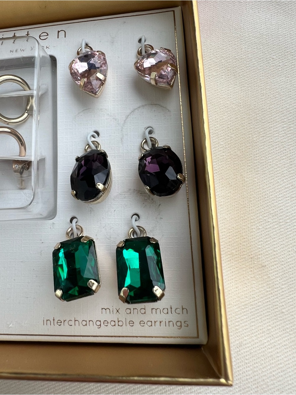 Unwritten Mix & Match Interchangeable Earrings Set - Multi-Color - Picture 4 of 5